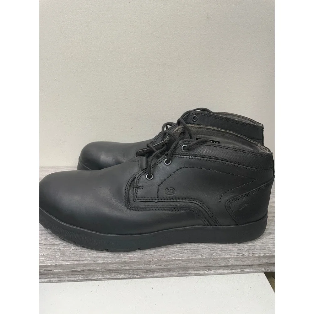 Red Wing 6714 Zero-G Lite Mens Black Leather Safety Toe Chukka Boots 10.5 E2